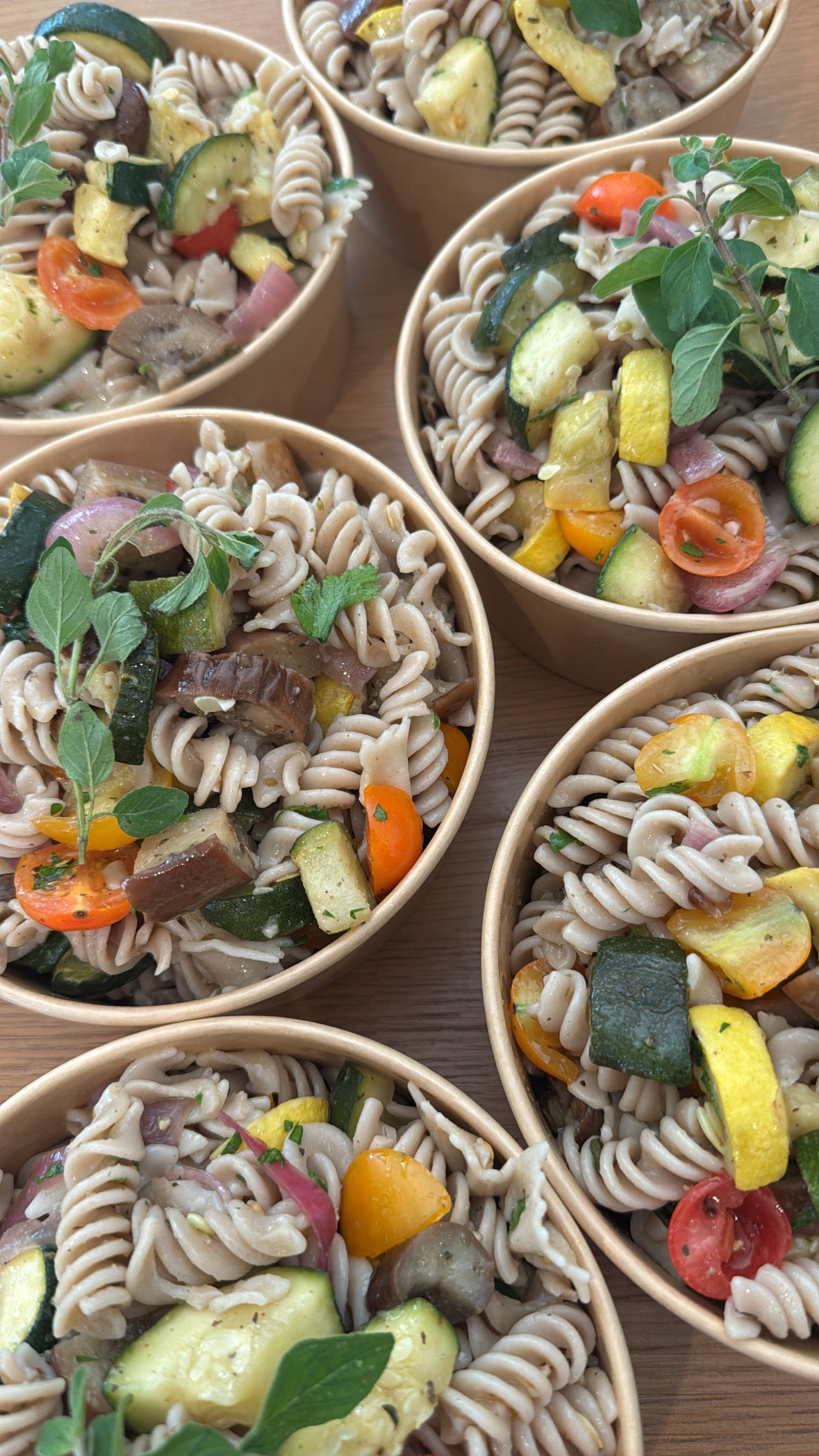 Pasta veggie salad