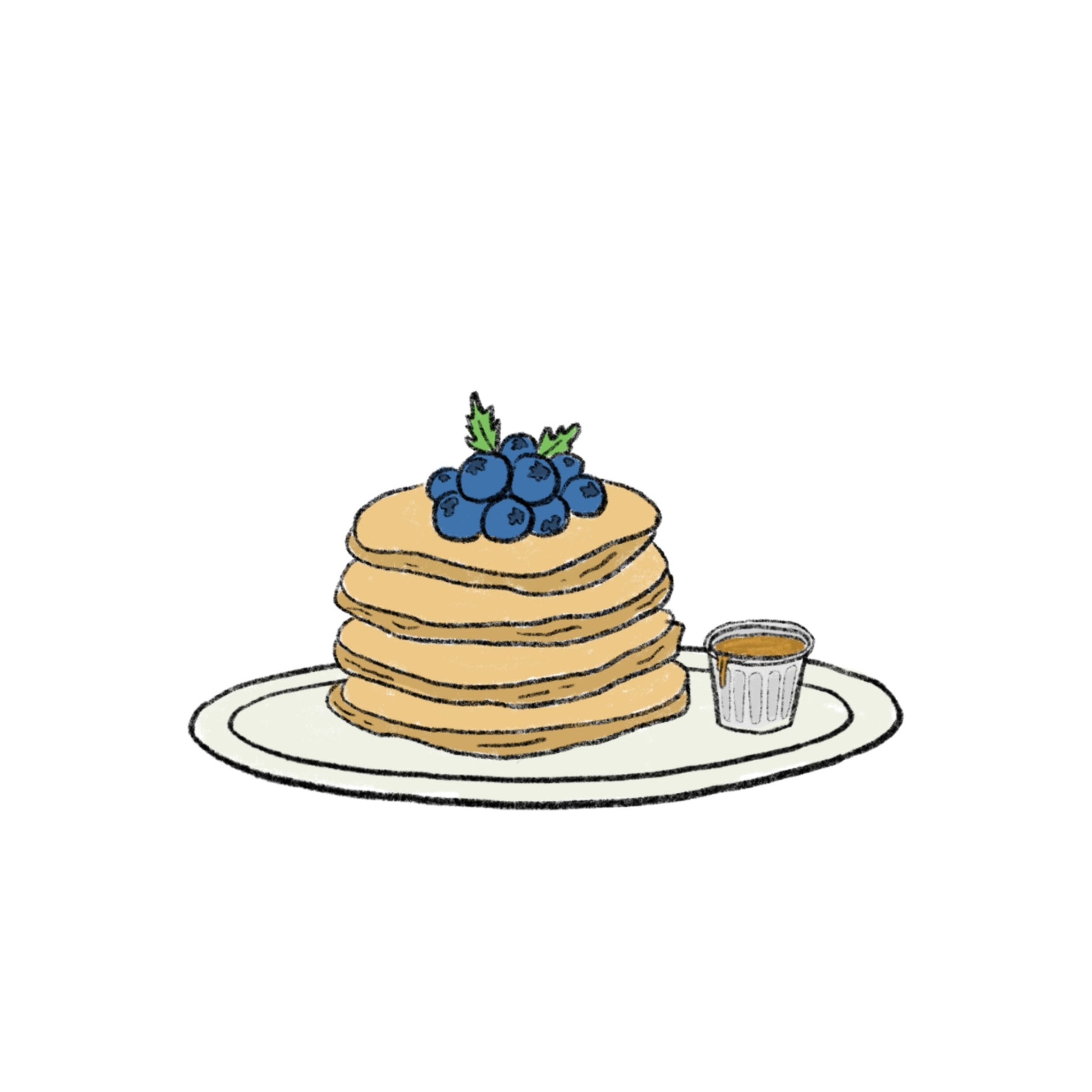 Organic pancakes