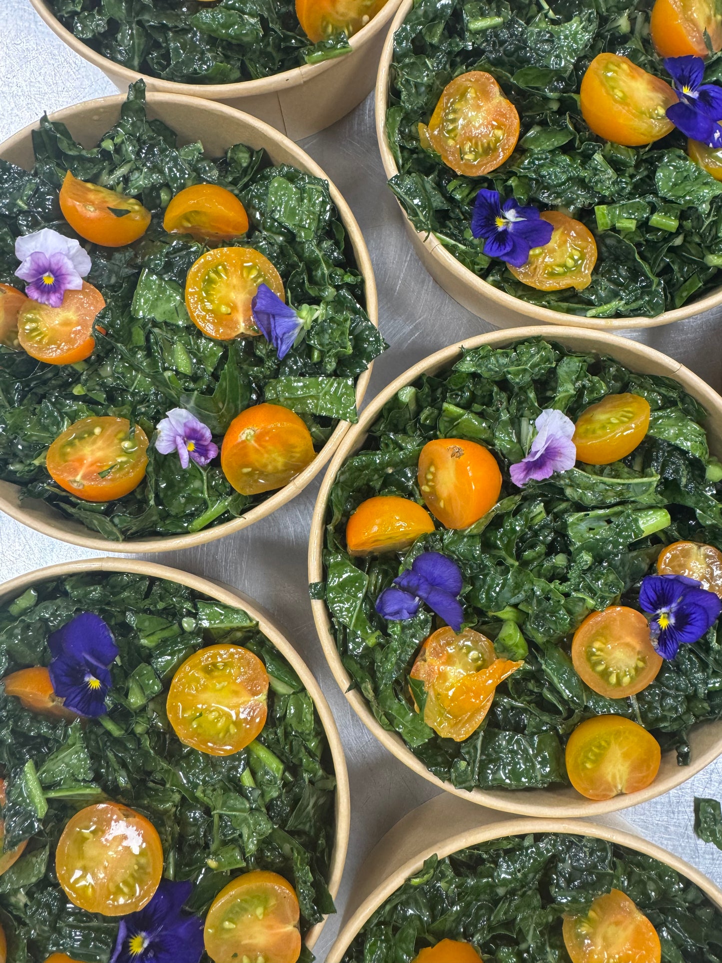 Chopped kale salad